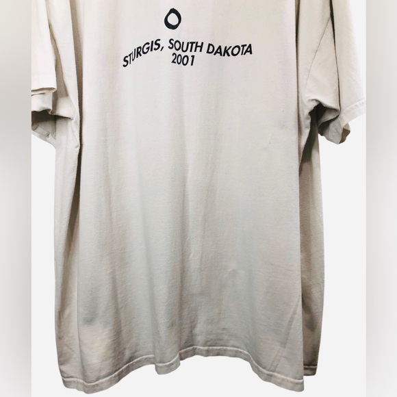 Vintage Y2k Sturgis Rally Breese Motorcycles Unveiling XXXL Graphic 02 Tee Shirt - Picture 8 of 10